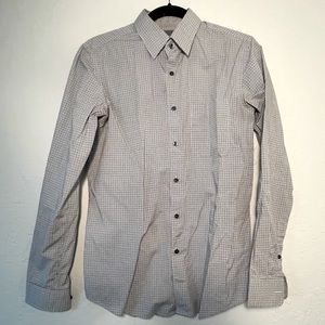 Uniqlo Check Slim-Fit Oxford
